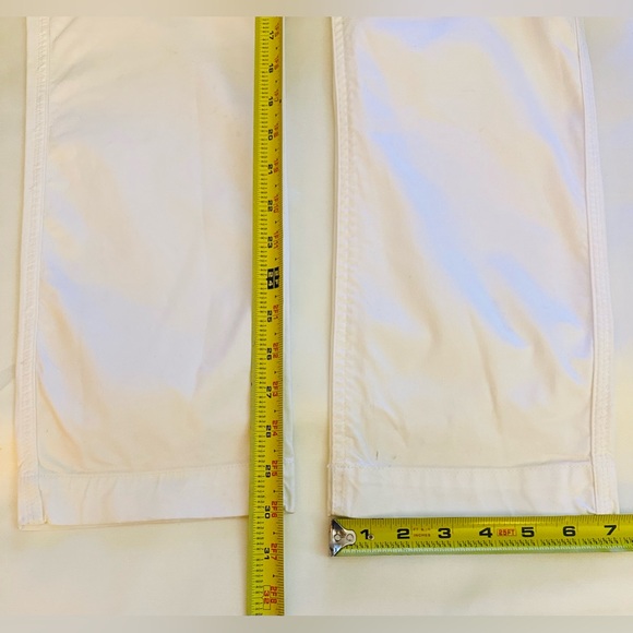 $145 ALEX MILL Pants Mens 32x30” Flat Front Chino Oat Milk Stretch Tapered Hem - Picture 12 of 12